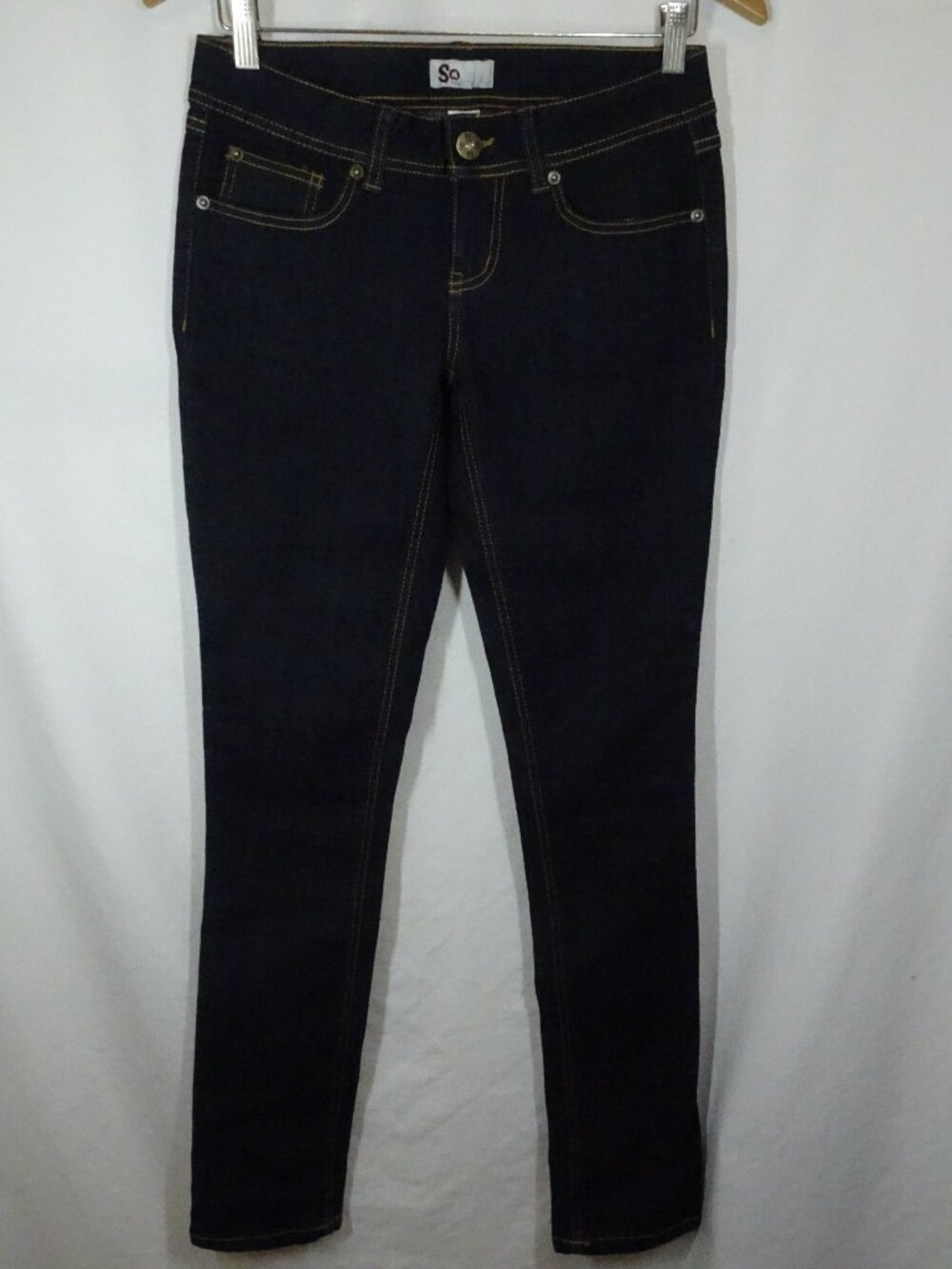 SO Juniors Dark Blue Skinny Jeans Size 5